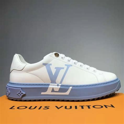 louis vuitton time out sneakers blue|time out lv sneakers.